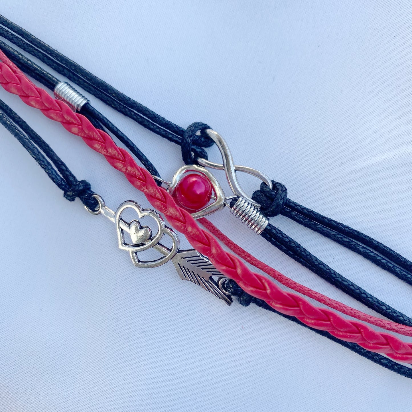 *Romantic Braided Cord Bracelet*