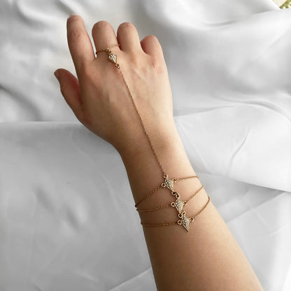 Dainty Ring Finger Bracelet