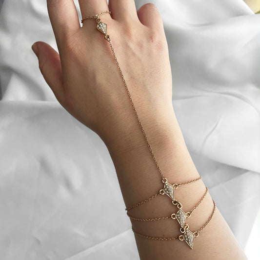 Dainty Ring Finger Bracelet