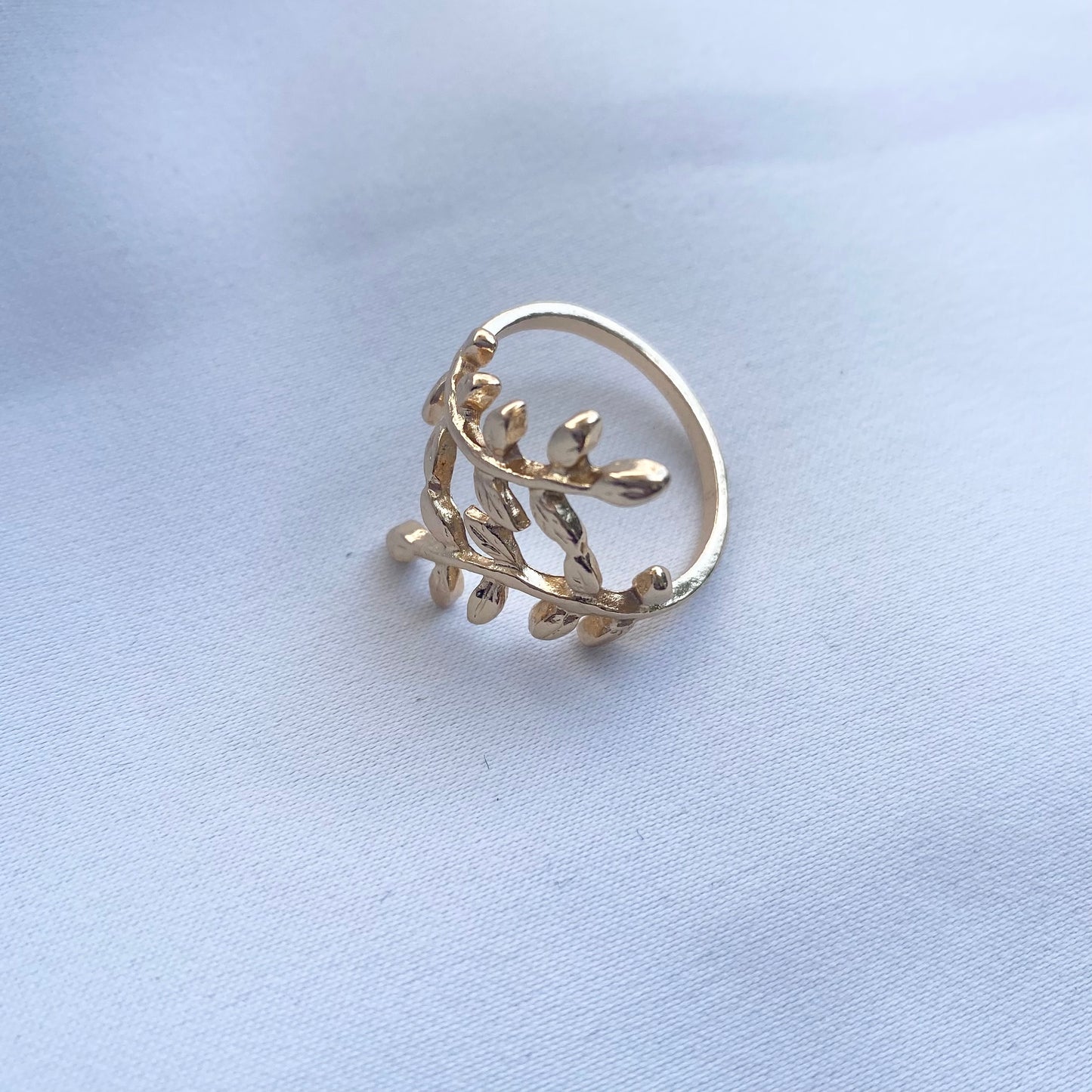 Wrap Around Leaf Ring